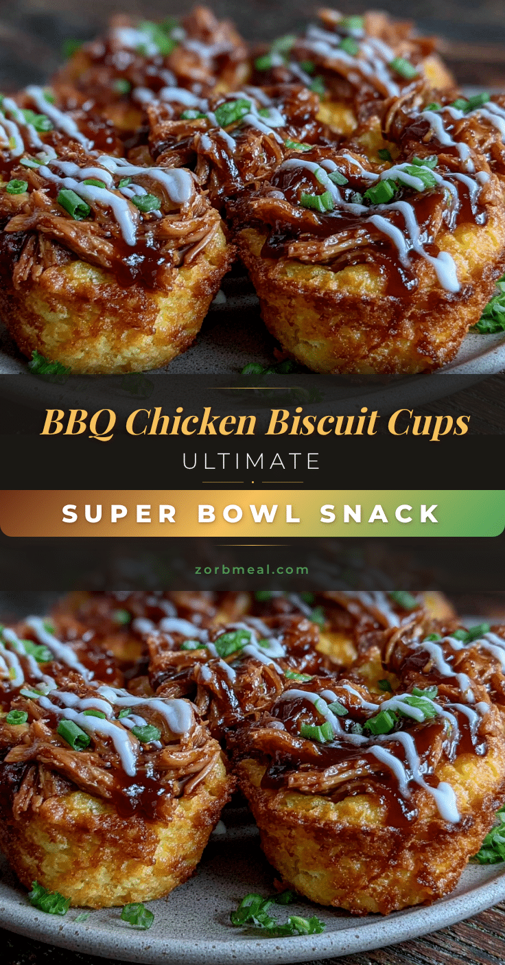 BBQ Chicken Biscuit Cups recipe