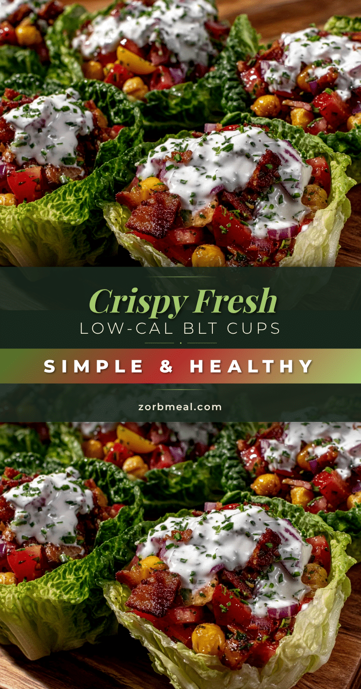 BLT lettuce cups recipe