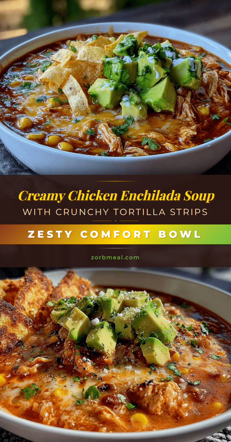 creamy chicken enchilada soup recipe