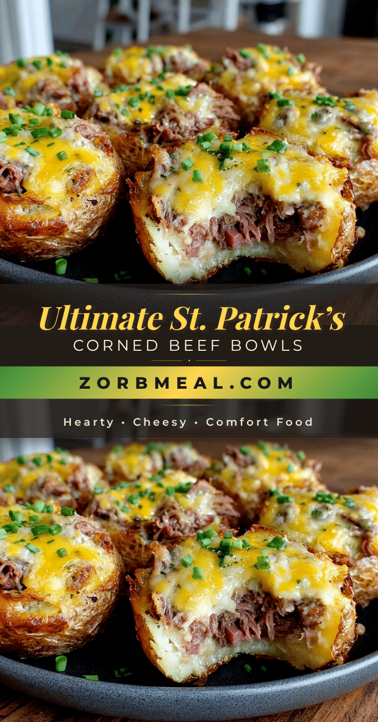 crispy corned beef potato bowls recipe