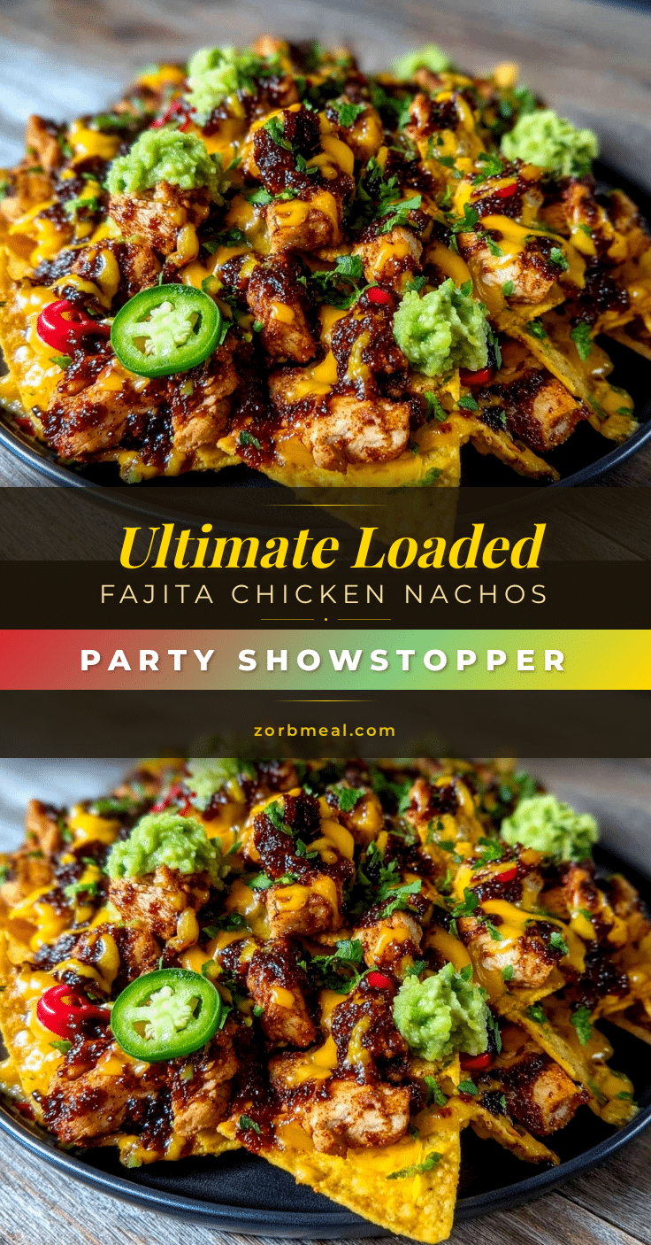 Fajita Chicken Nachos recipe