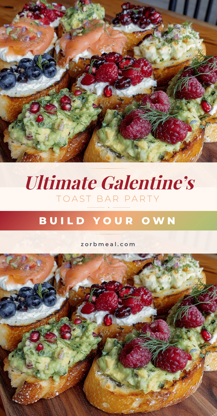 Galentine’s Build-Your-Own Toast Bar recipe