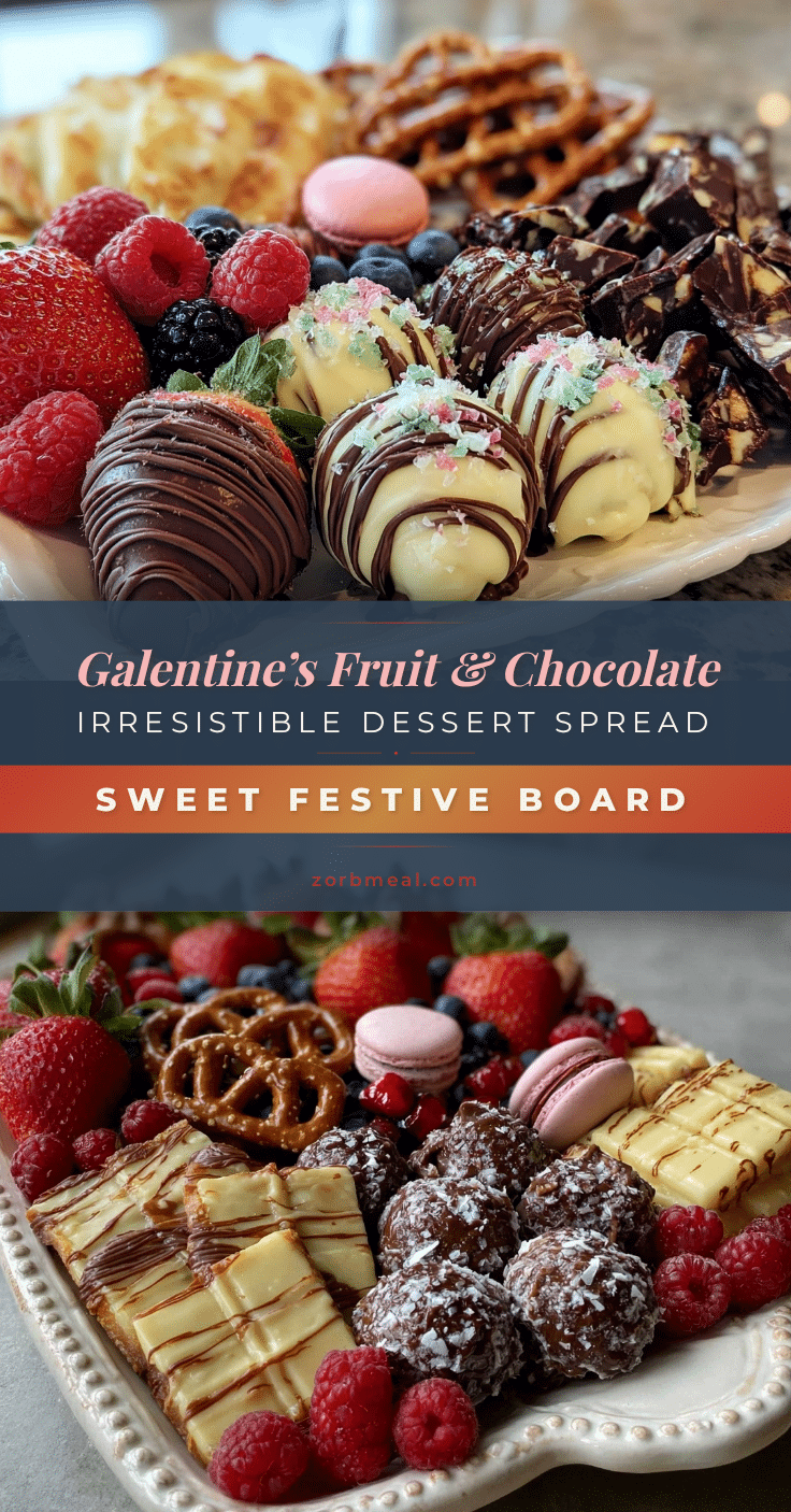 Galentine’s Fruit & Chocolate Dessert Spread recipe