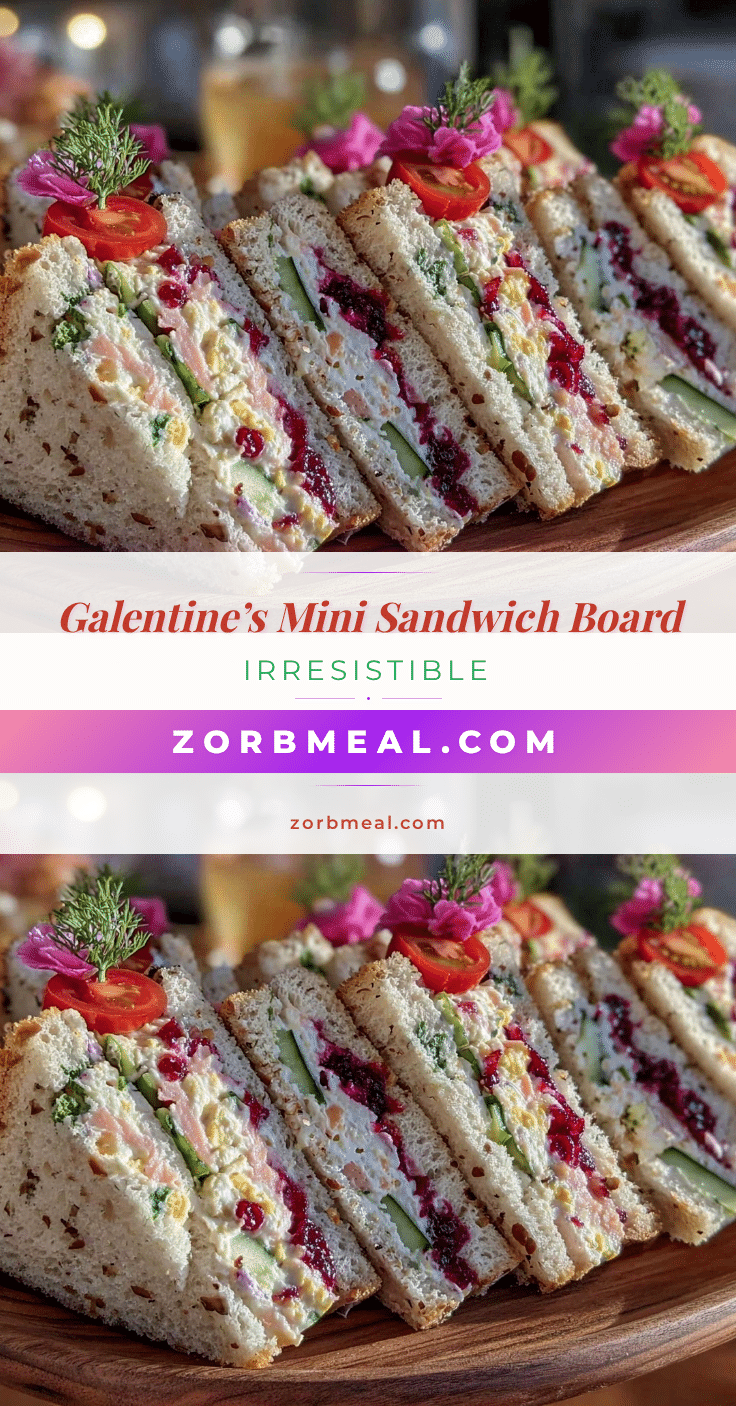 Galentine’s Mini Sandwich Board recipe