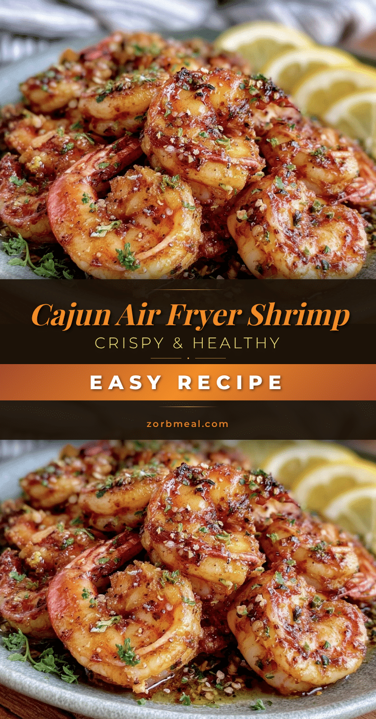 Healthy Air Fryer Cajun Shrimp recipe