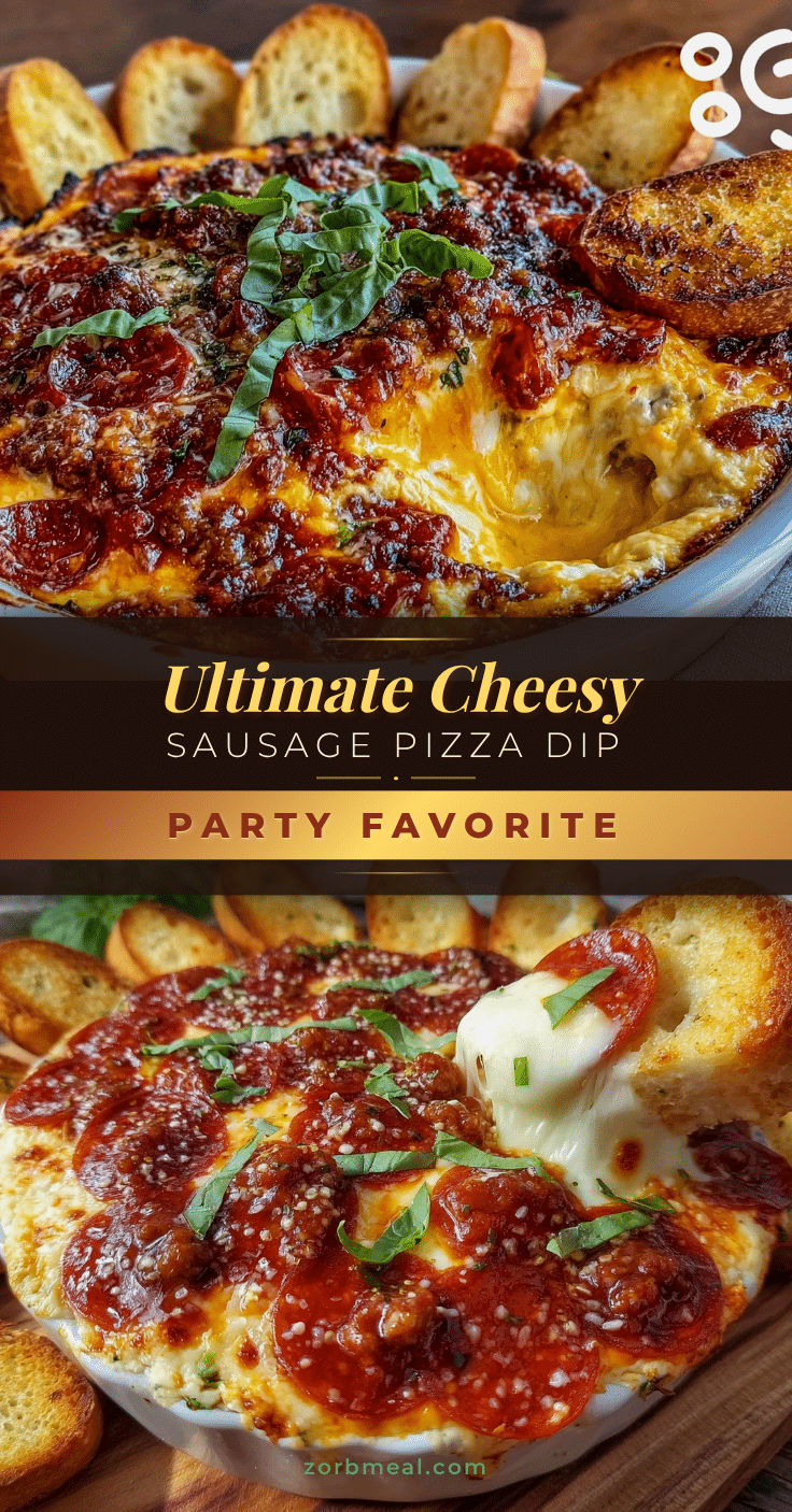 sausage pizza dip recipe