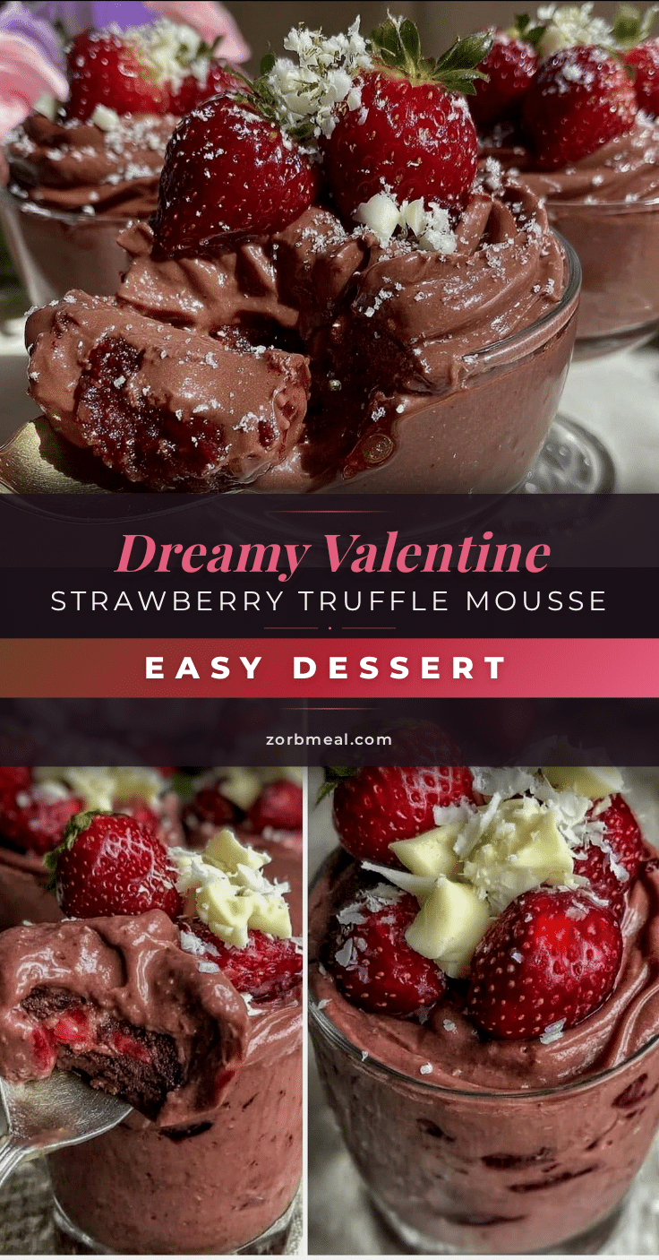strawberry truffle mousse recipe