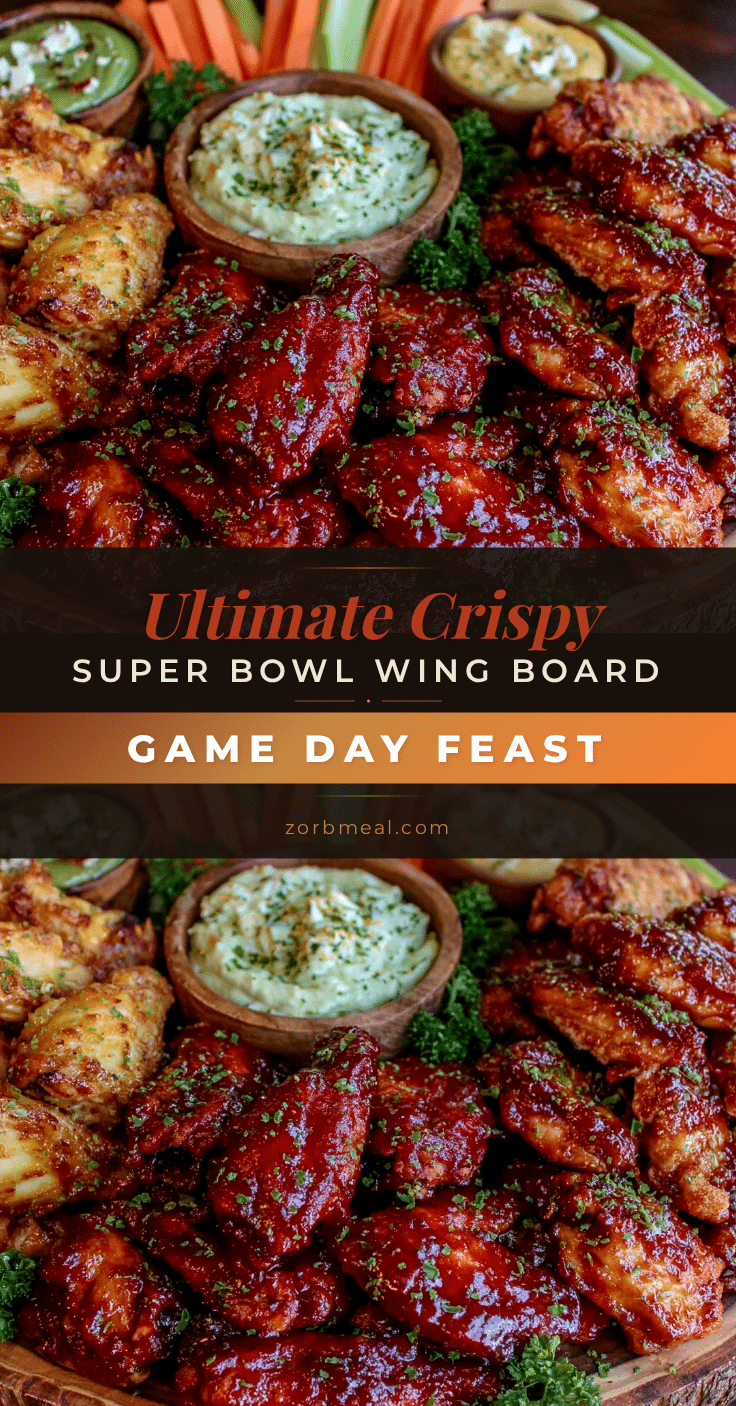 Super Bowl wing board recipe