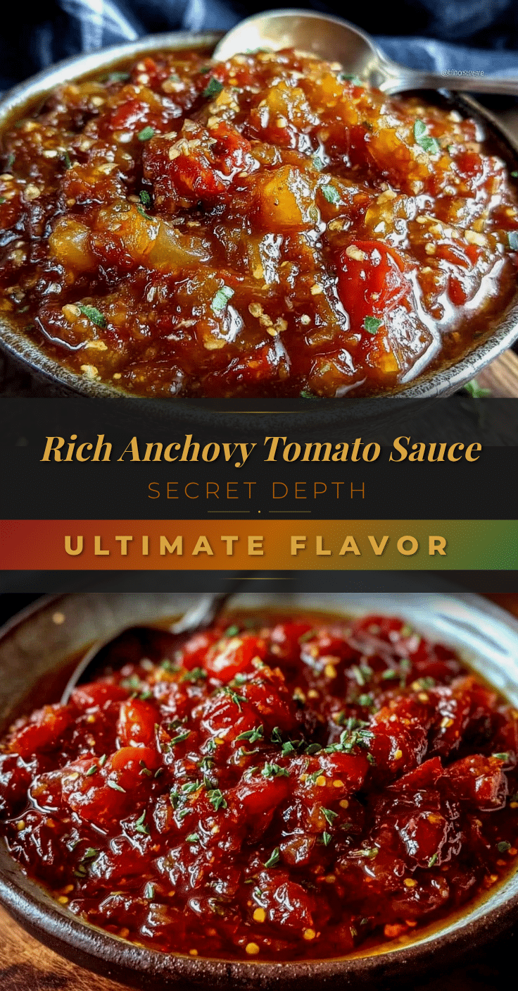anchovy tomato sauce recipe