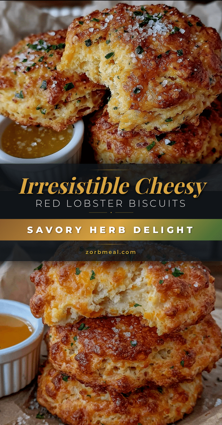 Cheesy Red Lobster Cheddar Bay Biscuits recipe