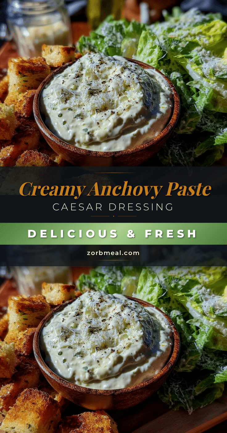 creamy anchovy paste caesar dressing recipe