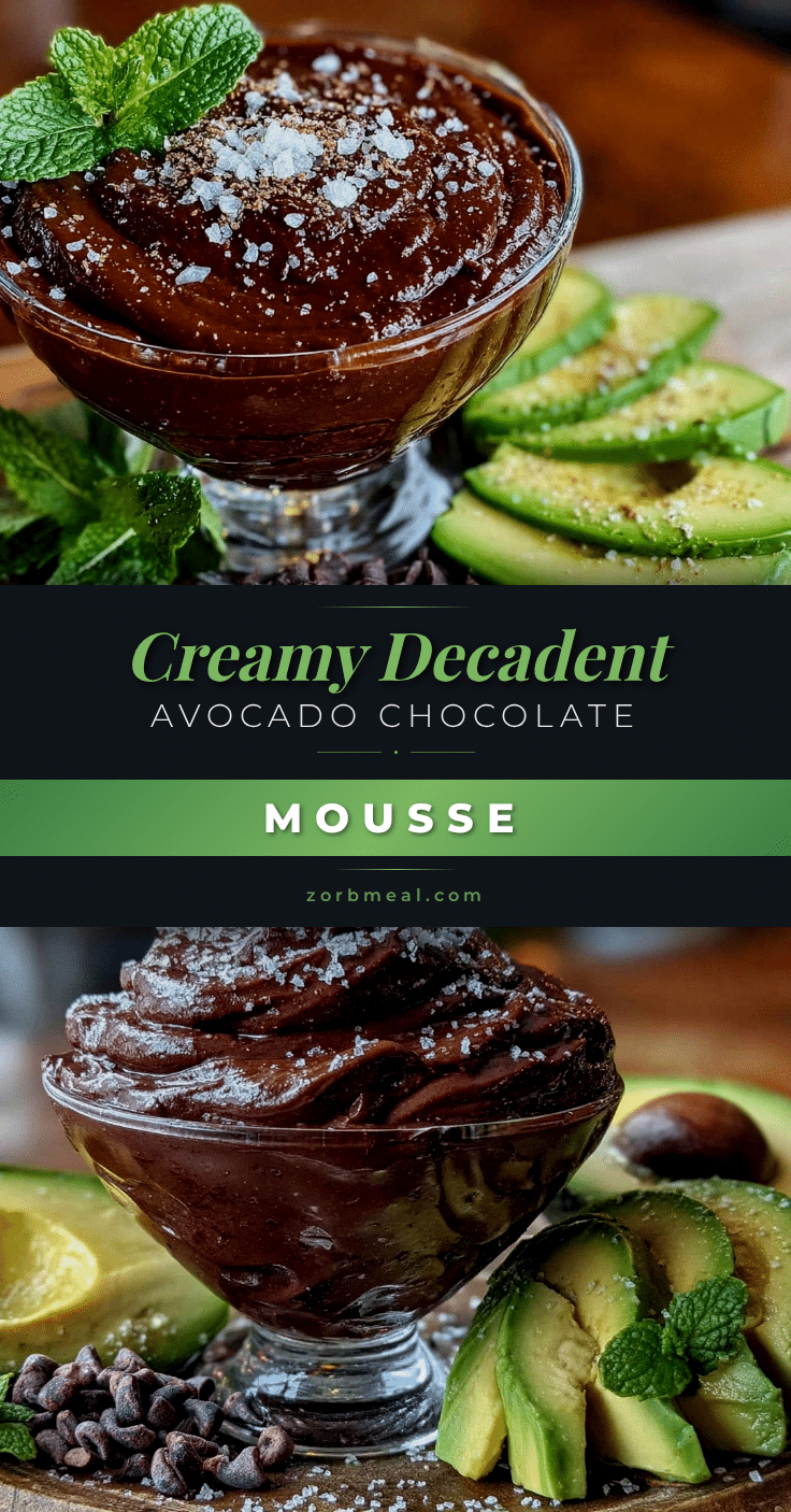 creamy avocado chocolate mousse recipe