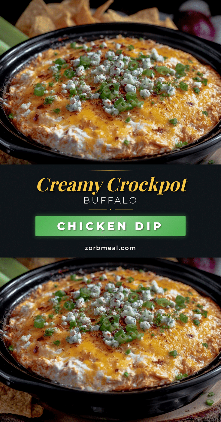 creamy buffalo chicken dip crockpot recipe recipe