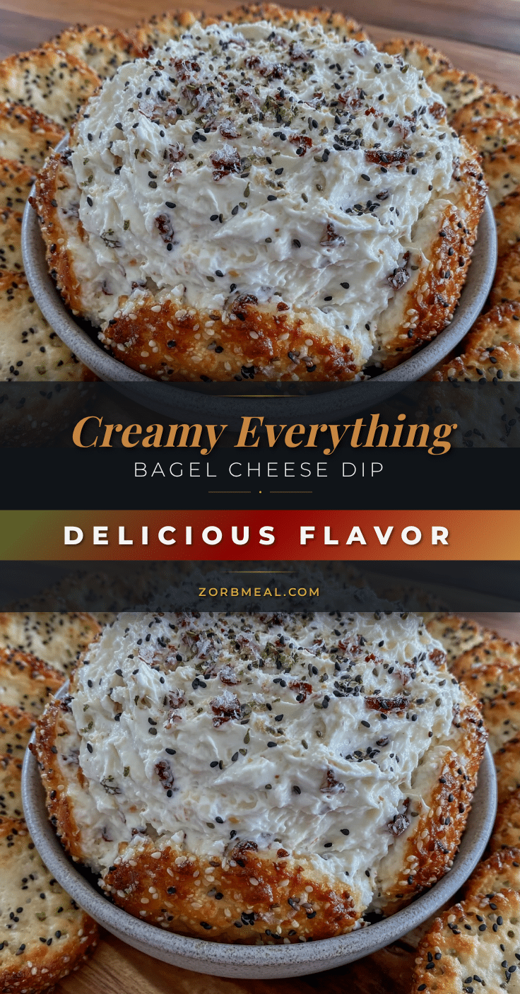 creamy everything bagel cream cheese dip recipe