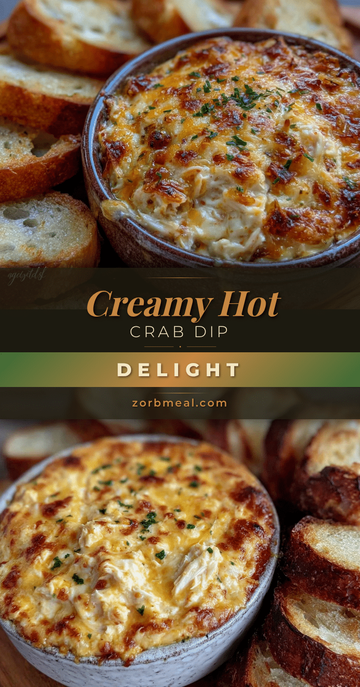 creamy hot crab dip recipe