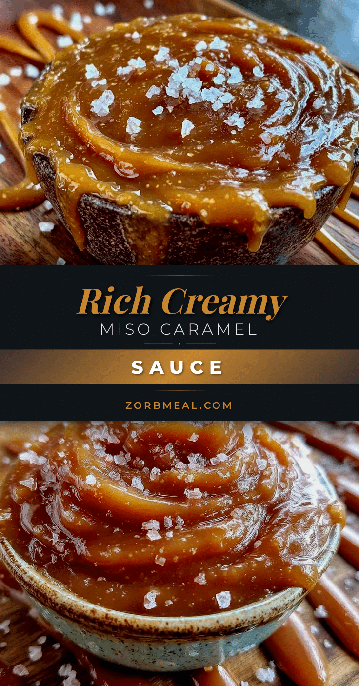 creamy miso caramel sauce recipe