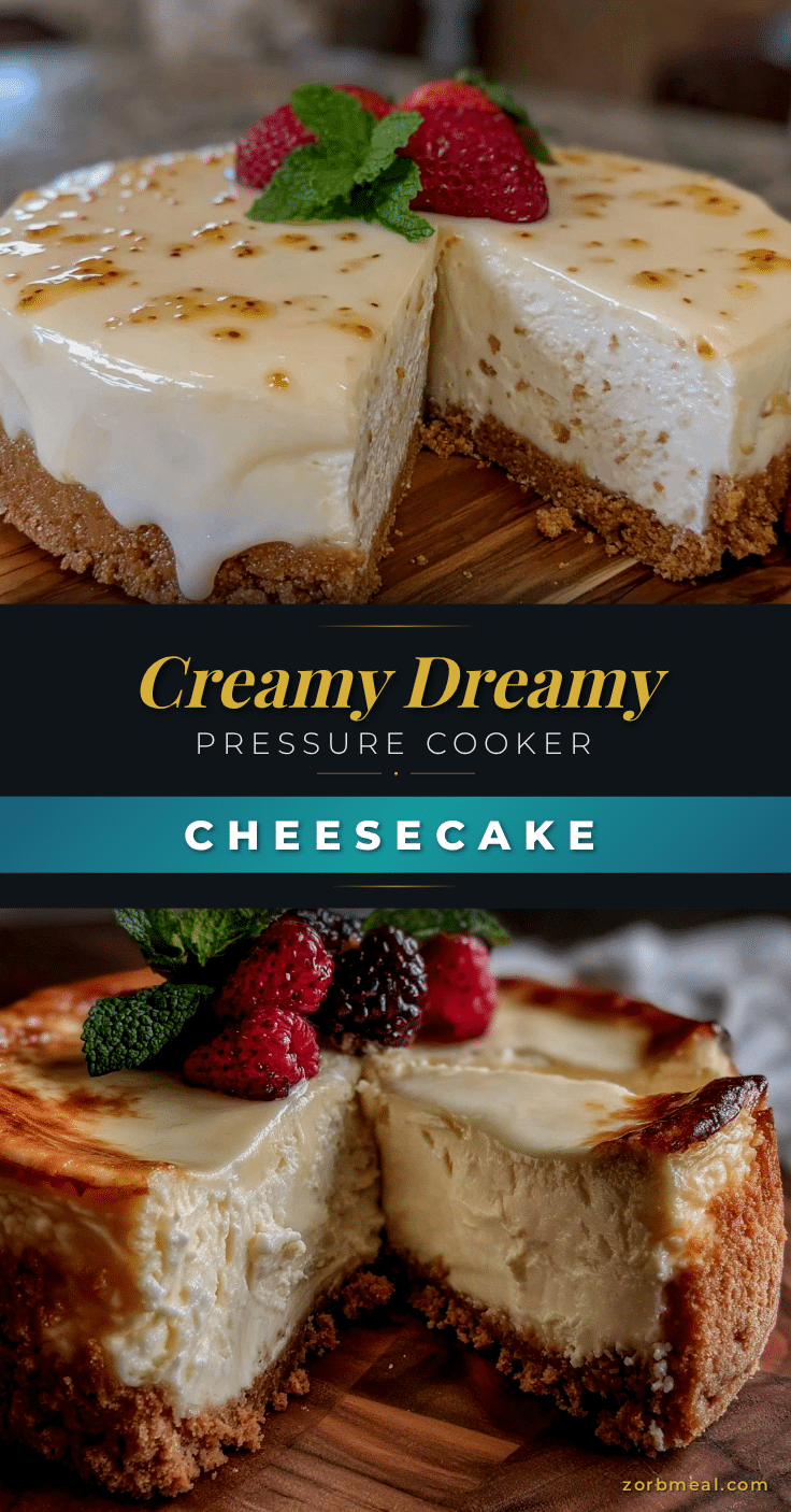creamy pressure cooker cheesecake recipe