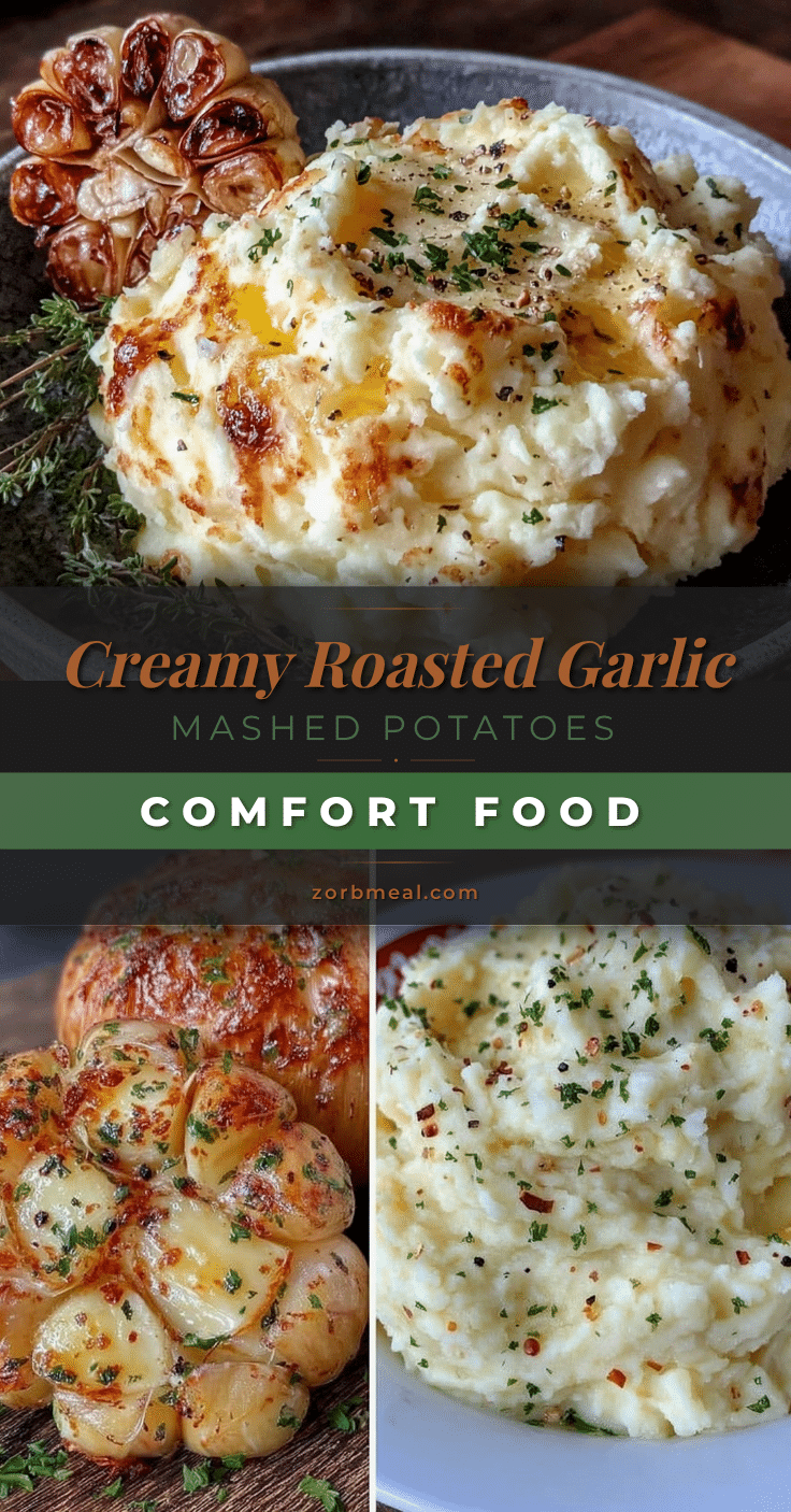 creamy roasted garlic mashed potatoes recipe