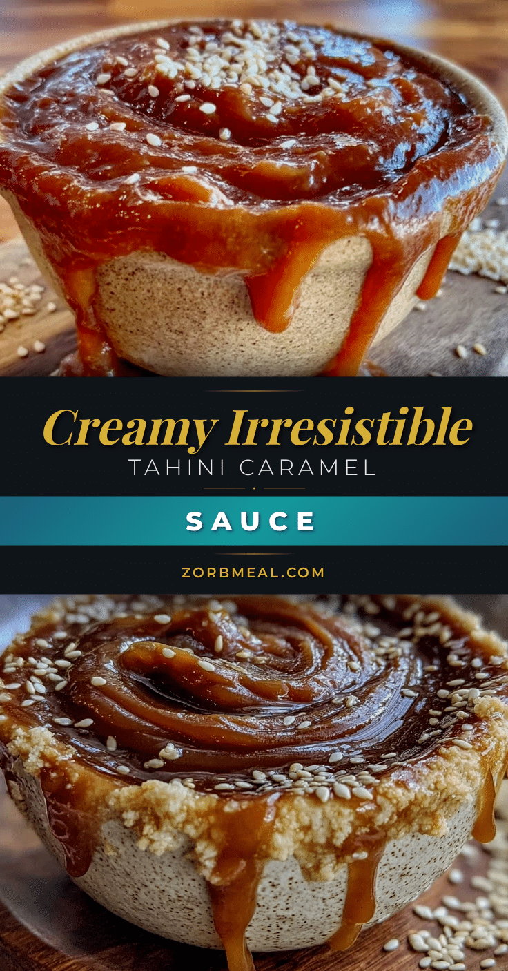 creamy tahini caramel sauce recipe