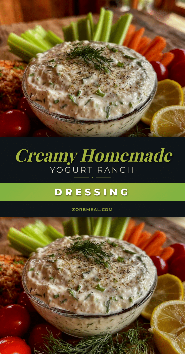 creamy yogurt ranch dressing recipe