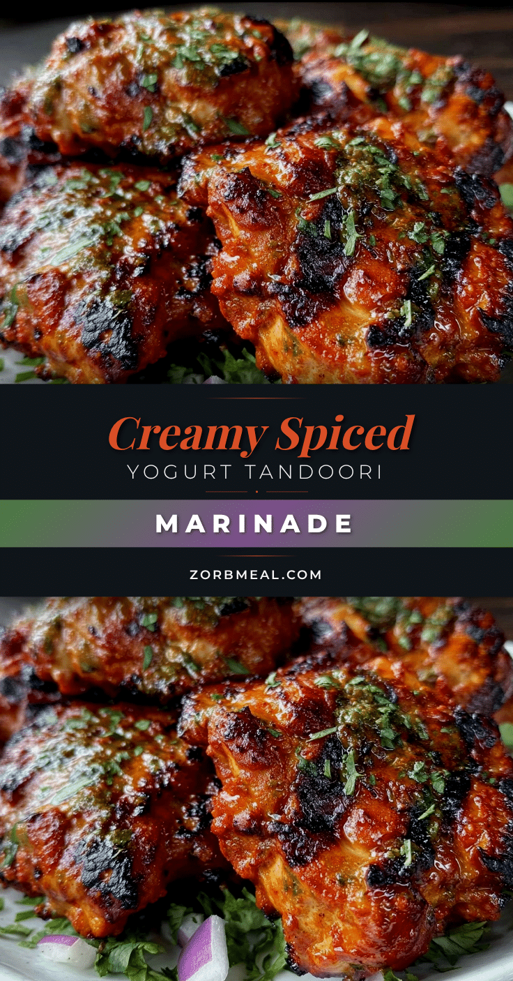 creamy yogurt tandoori marinade recipe