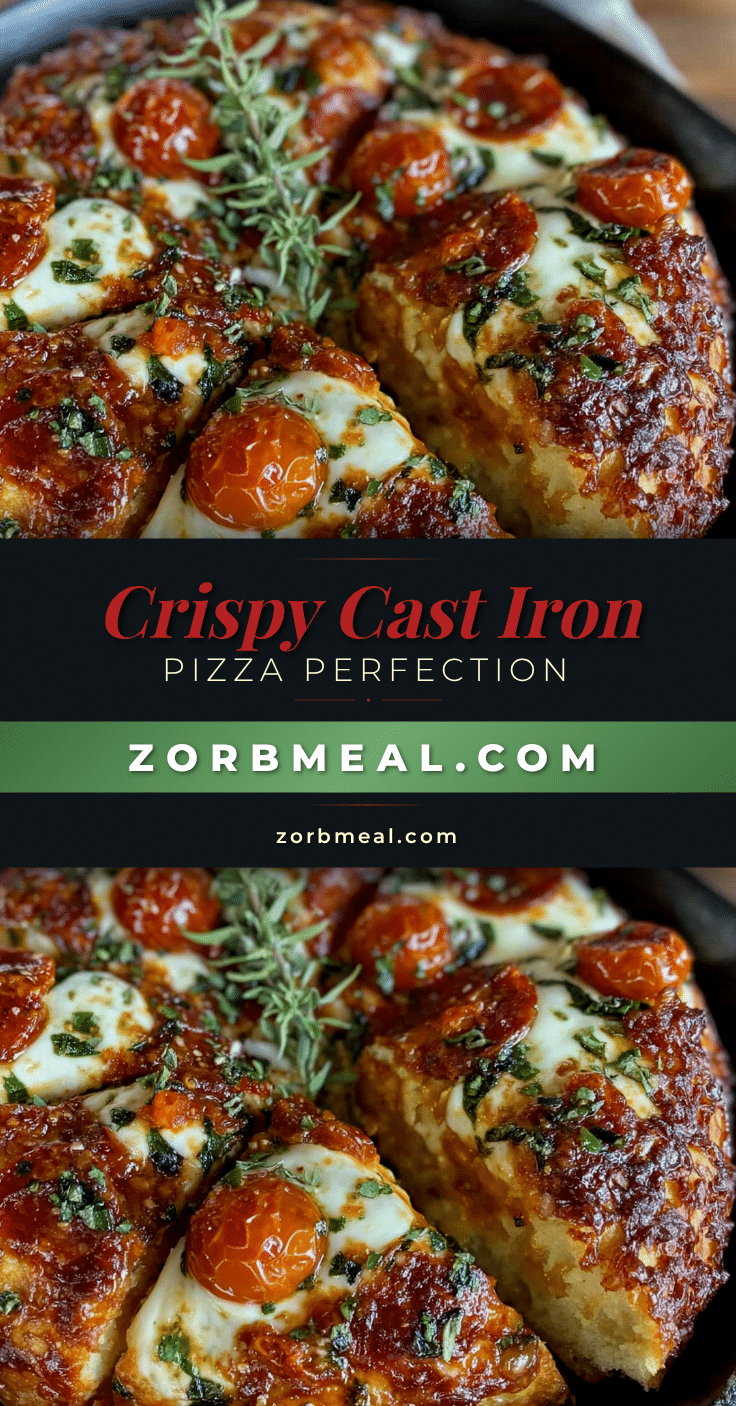 crispy cast iron pizza recipe recipe