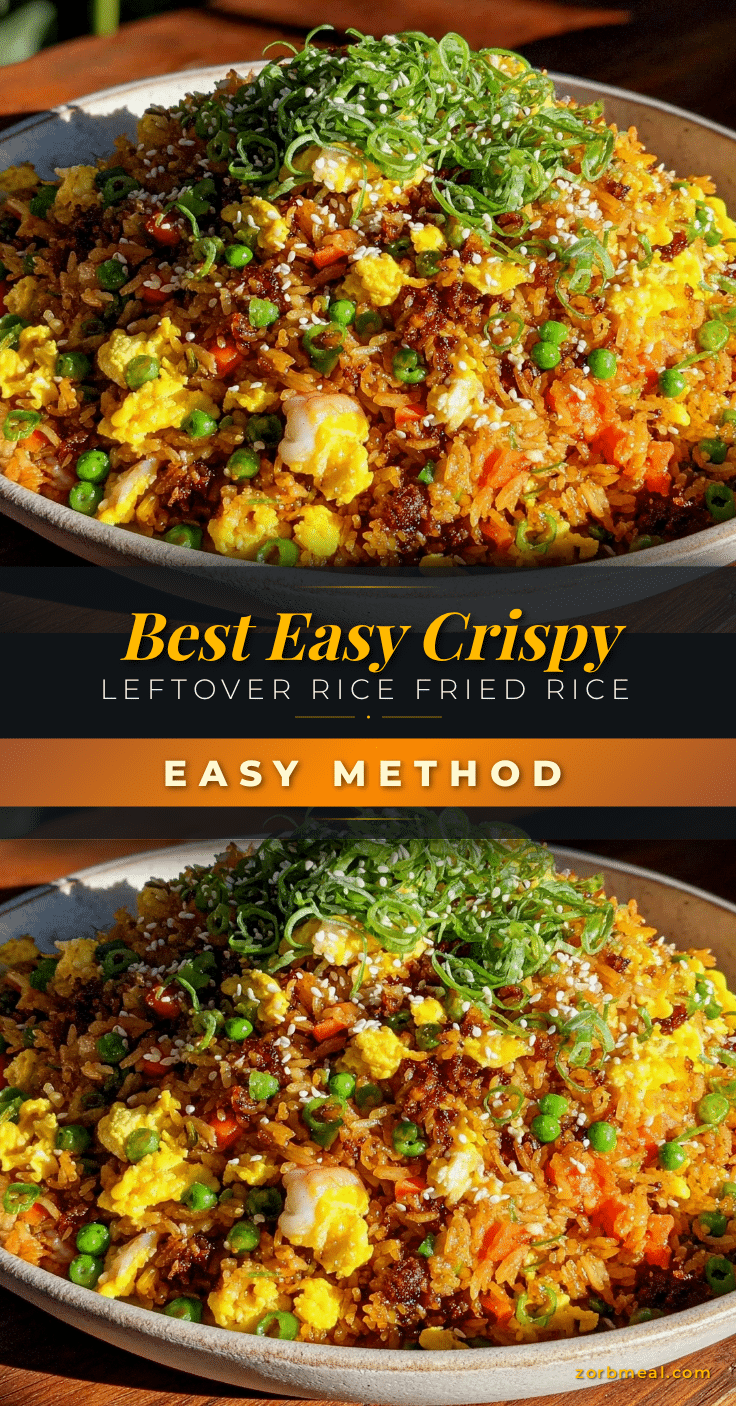 crispy leftover rice fried rice recipe