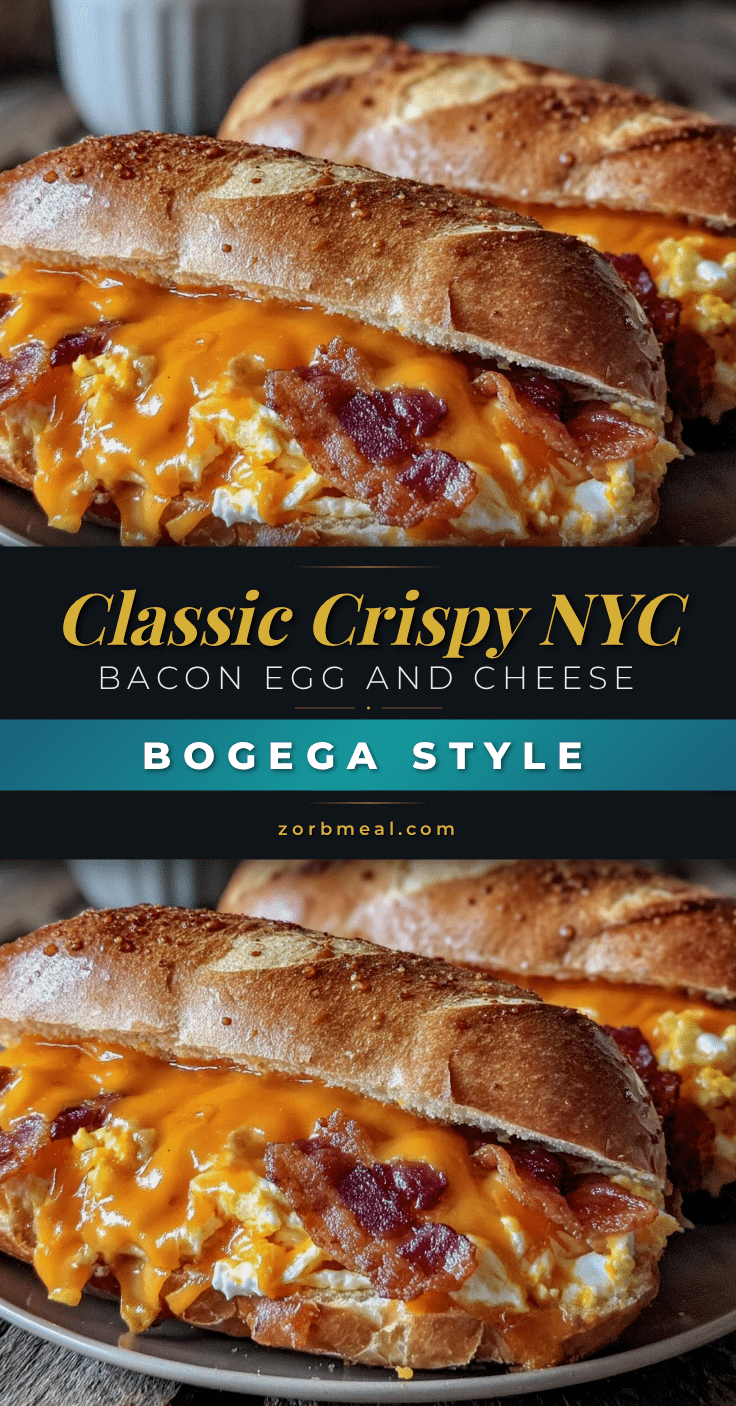 crispy nyc bacon egg and cheese sandwich recipe