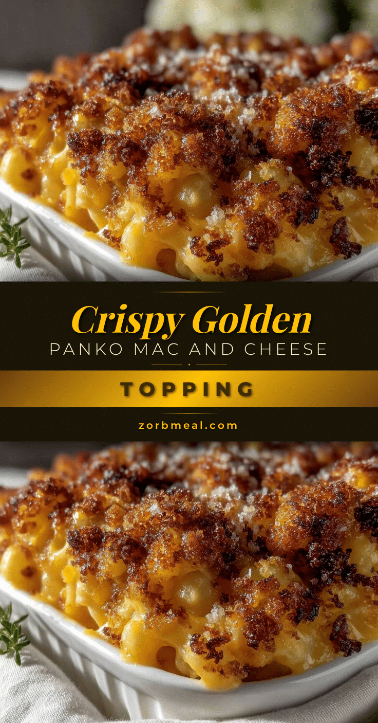 crispy panko mac and cheese topping recipe