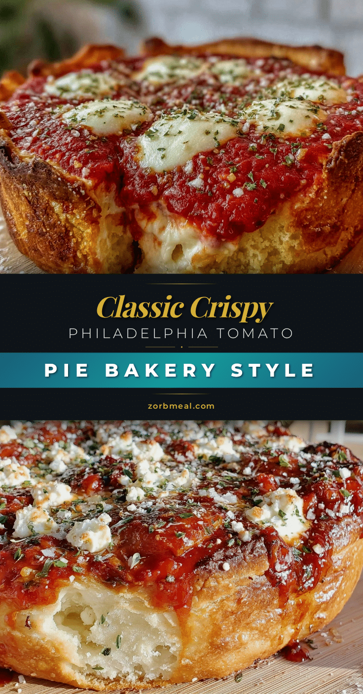 crispy philadelphia tomato pie recipe