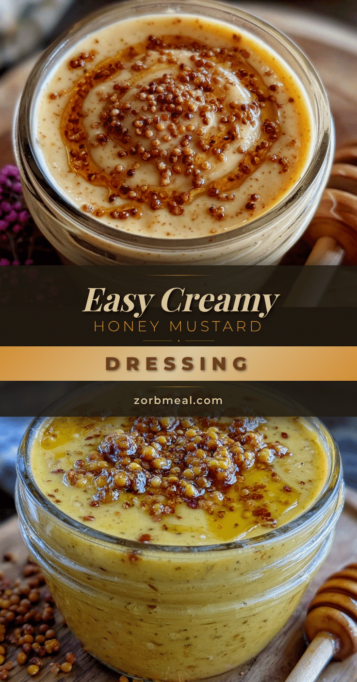 easy creamy honey mustard dressing recipe