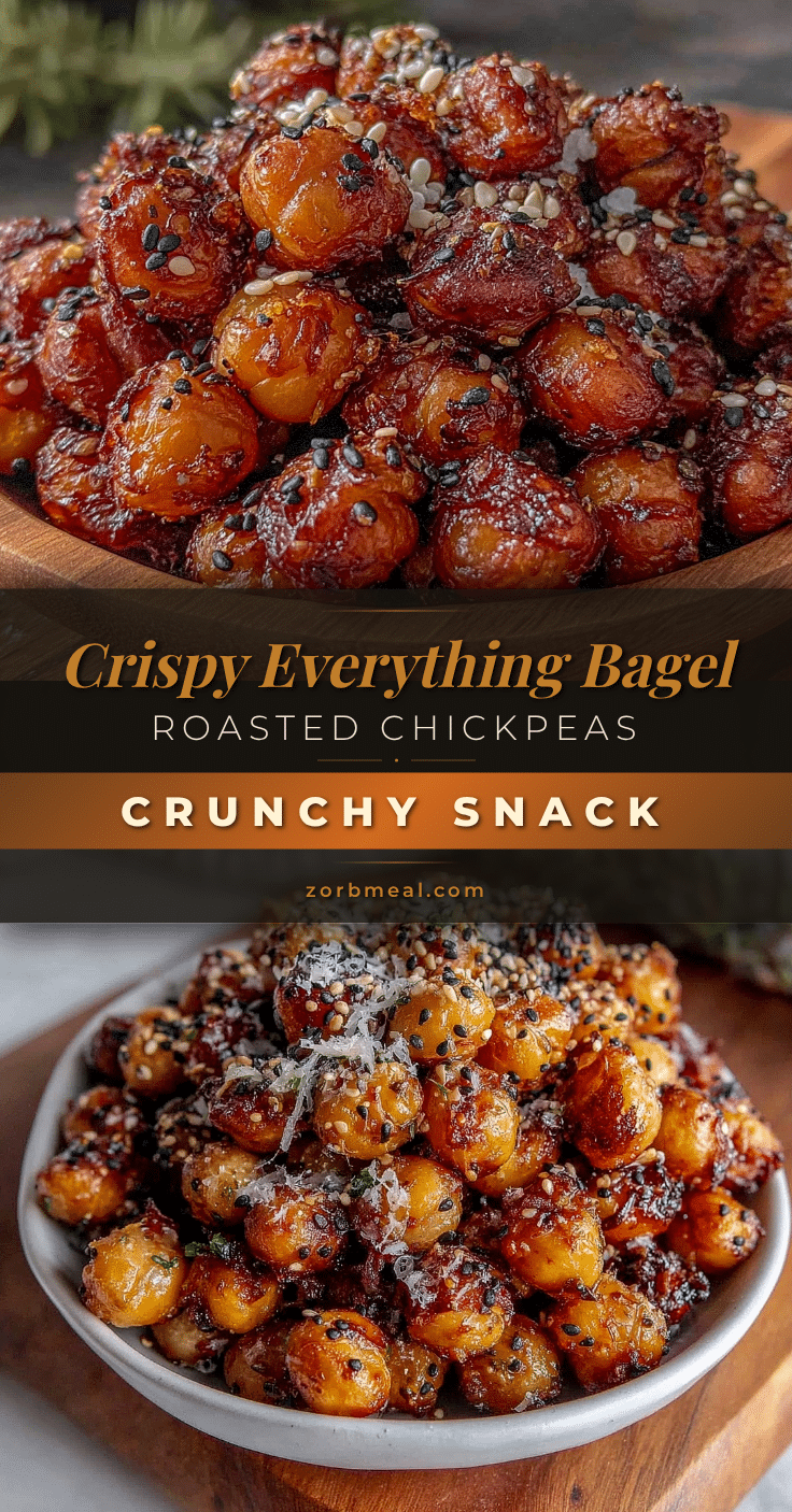 everything bagel roasted chickpeas recipe