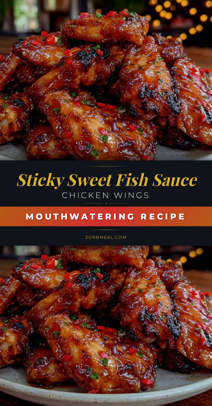fish sauce caramel chicken wings recipe