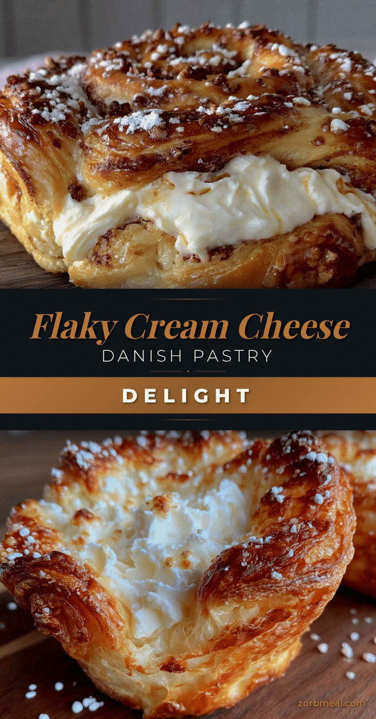 Flaky Cream Cheese Danish Pastry recipe