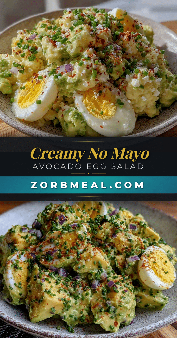 fresh avocado egg salad no mayo recipe
