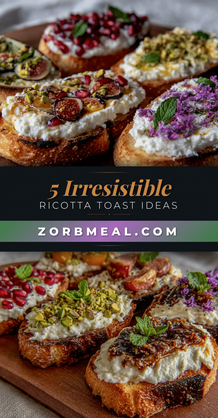 fresh ricotta toast recipe