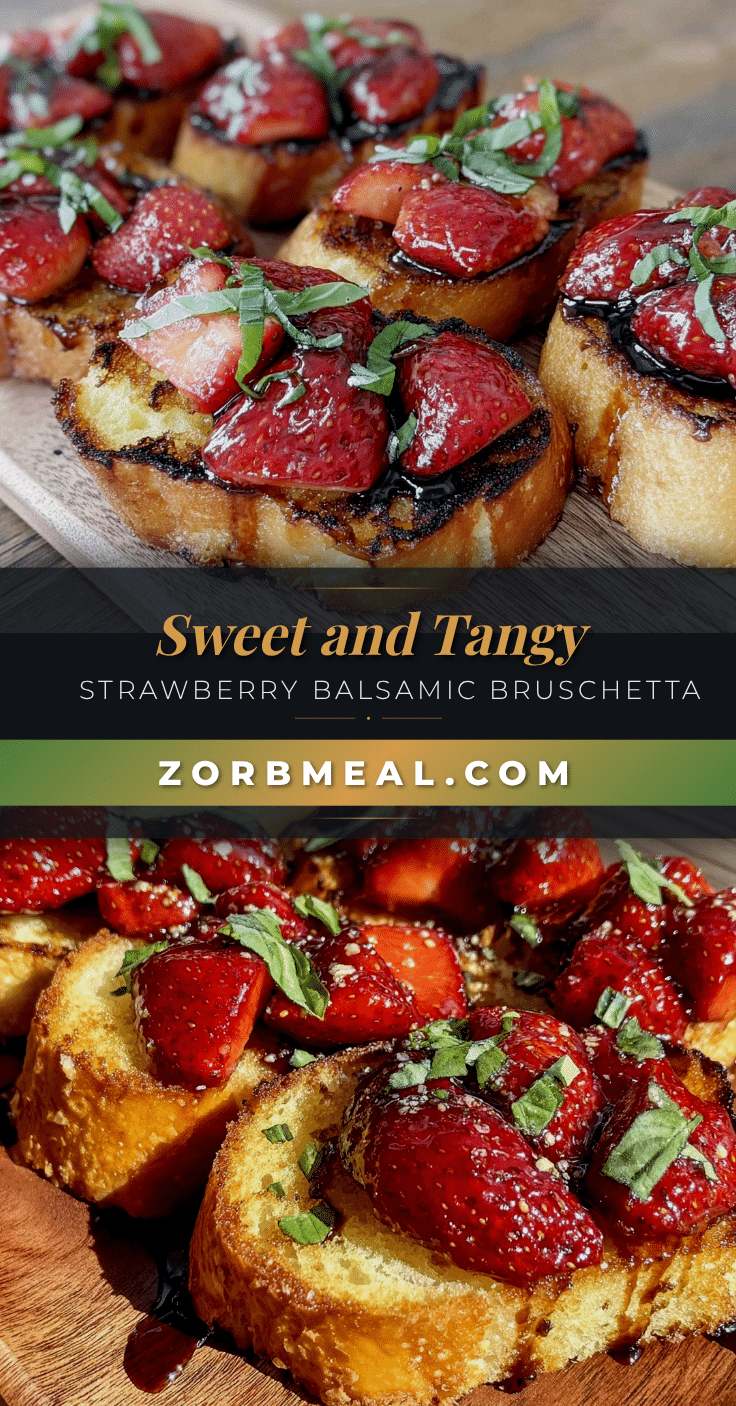 fresh strawberry balsamic bruschetta recipe
