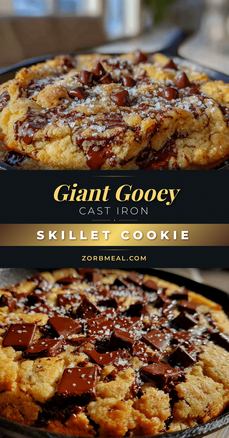 gooey cast iron skillet cookie recipe