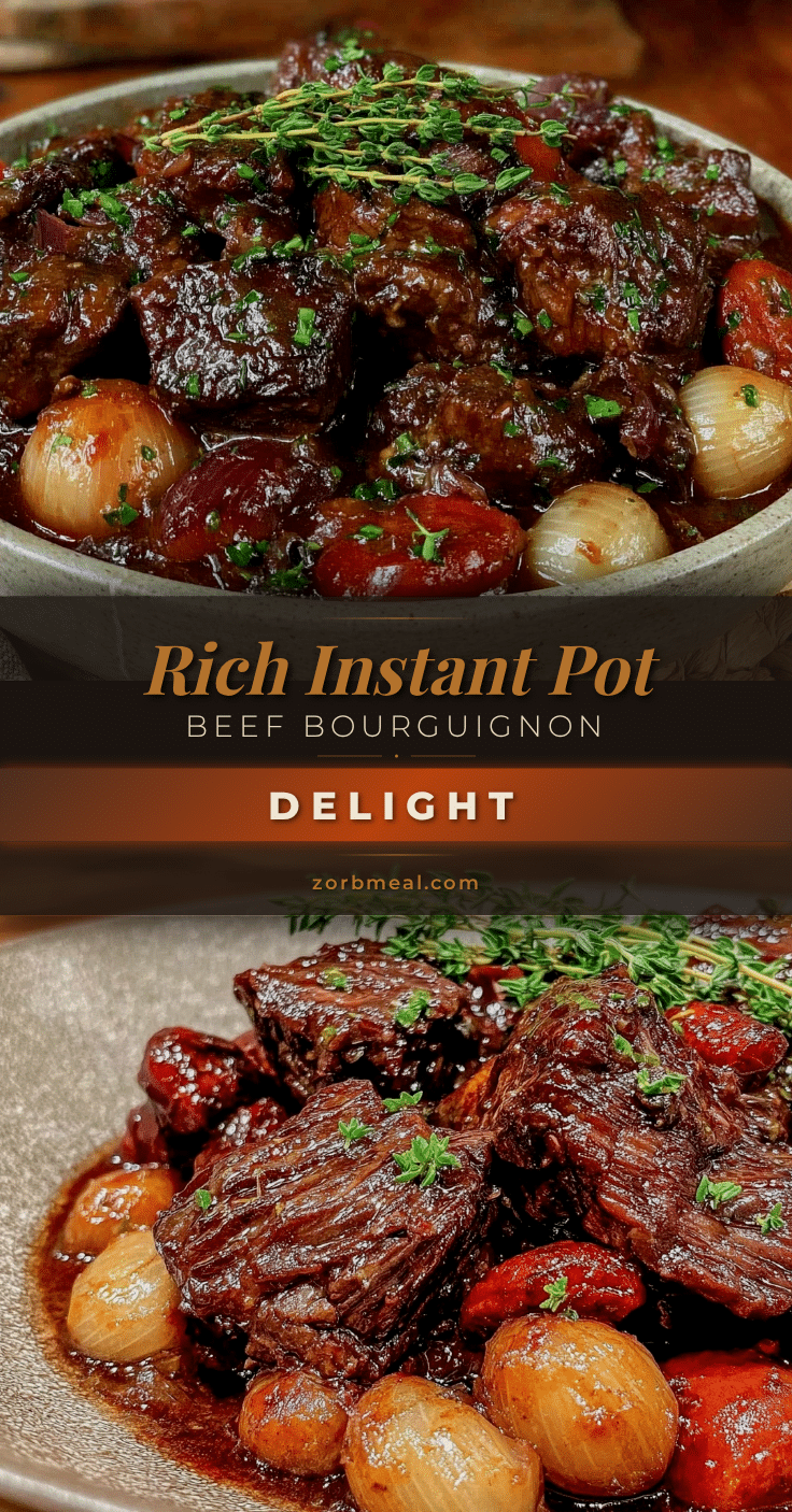 instant pot beef bourguignon recipe
