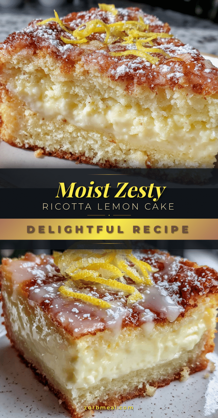 moist ricotta lemon cake recipe