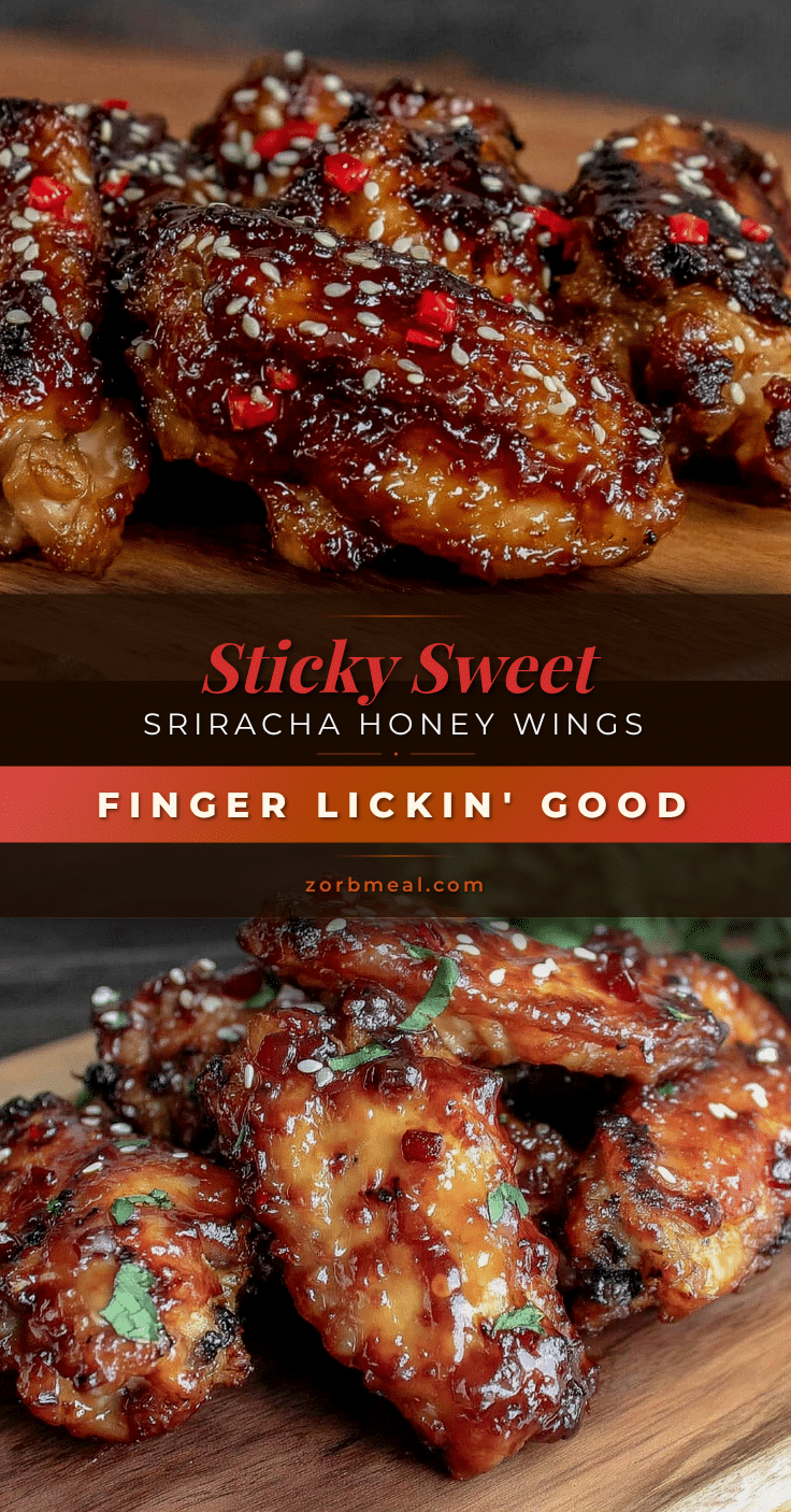 sriracha honey glazed wings recipe