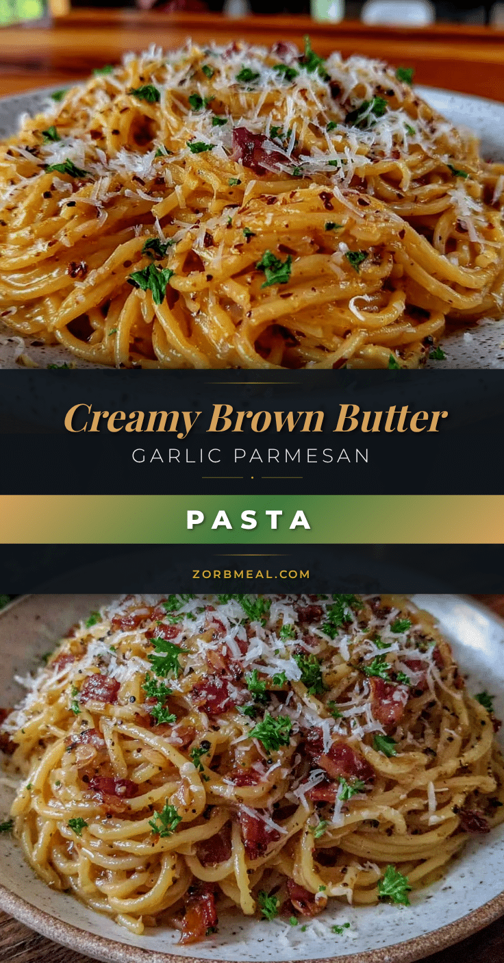 brown butter garlic pasta recipe