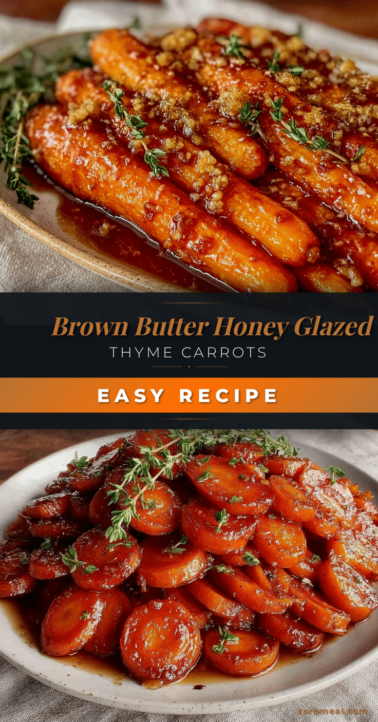 brown butter honey glazed carrots recipe