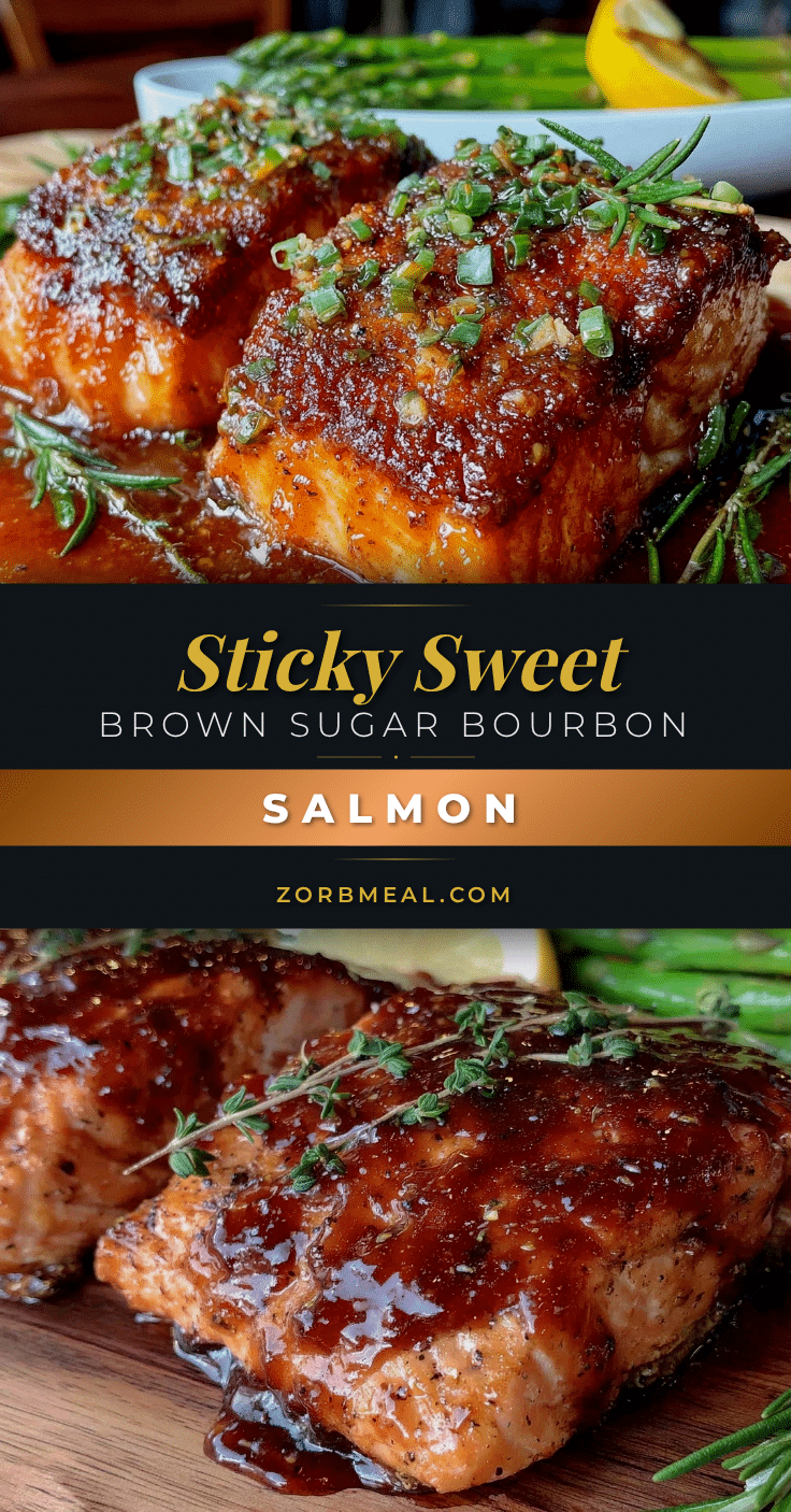 brown sugar bourbon glazed salmon recipe