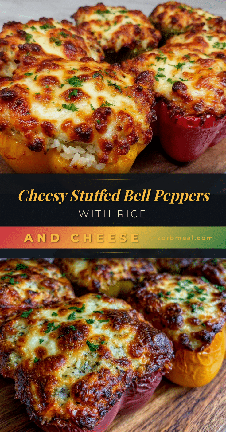 cheesy stuffed bell peppers recipe
