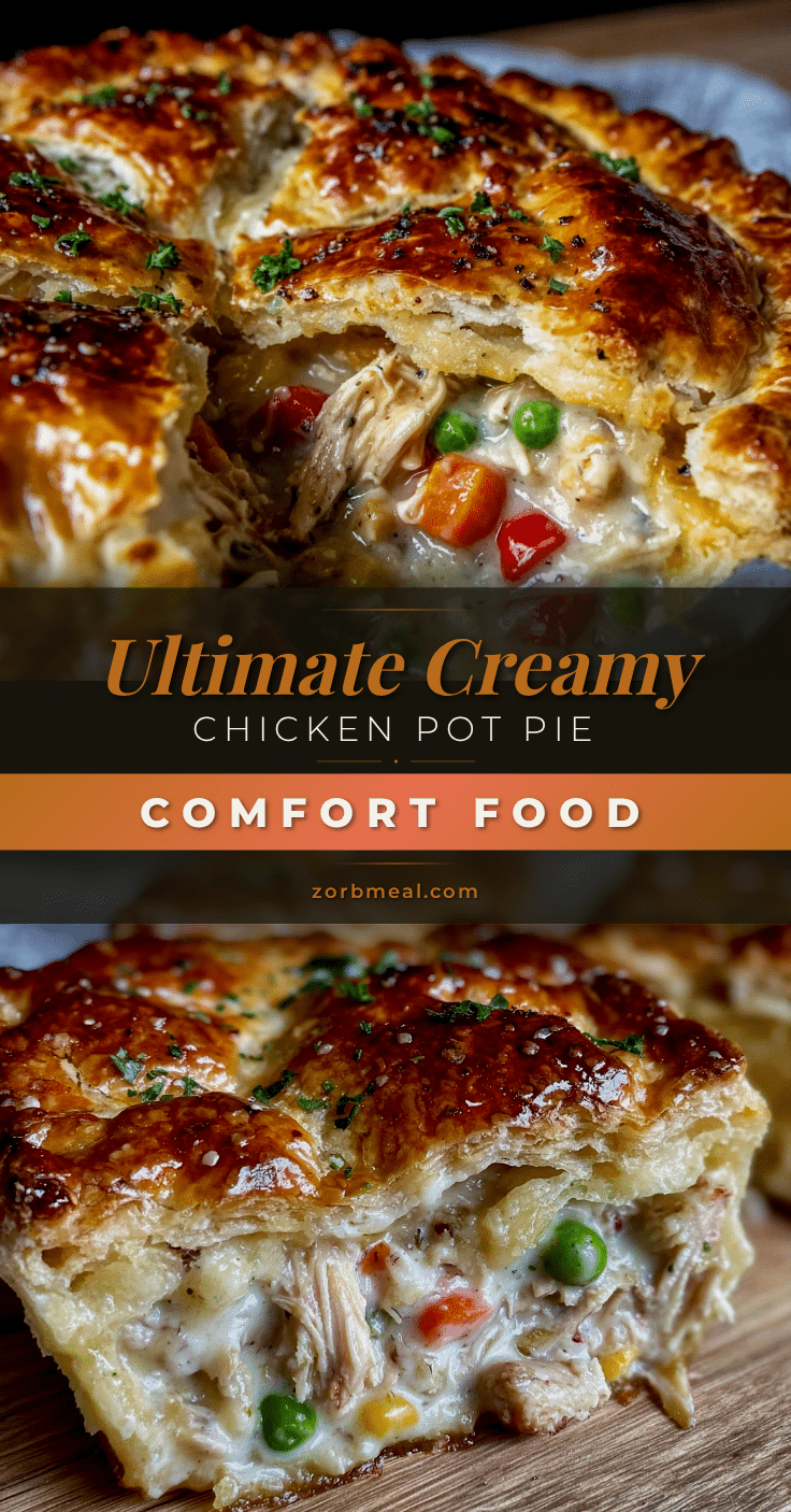 creamy chicken pot pie recipe