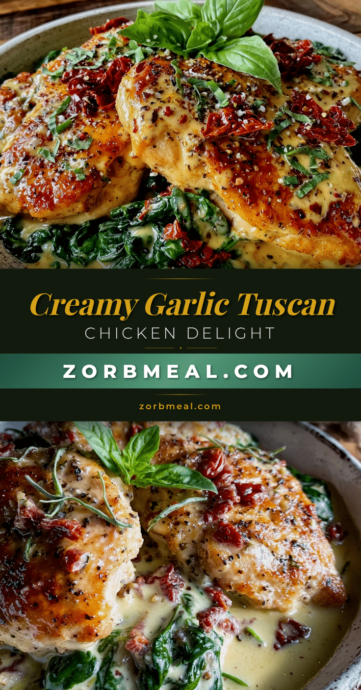 creamy tuscan chicken recipe