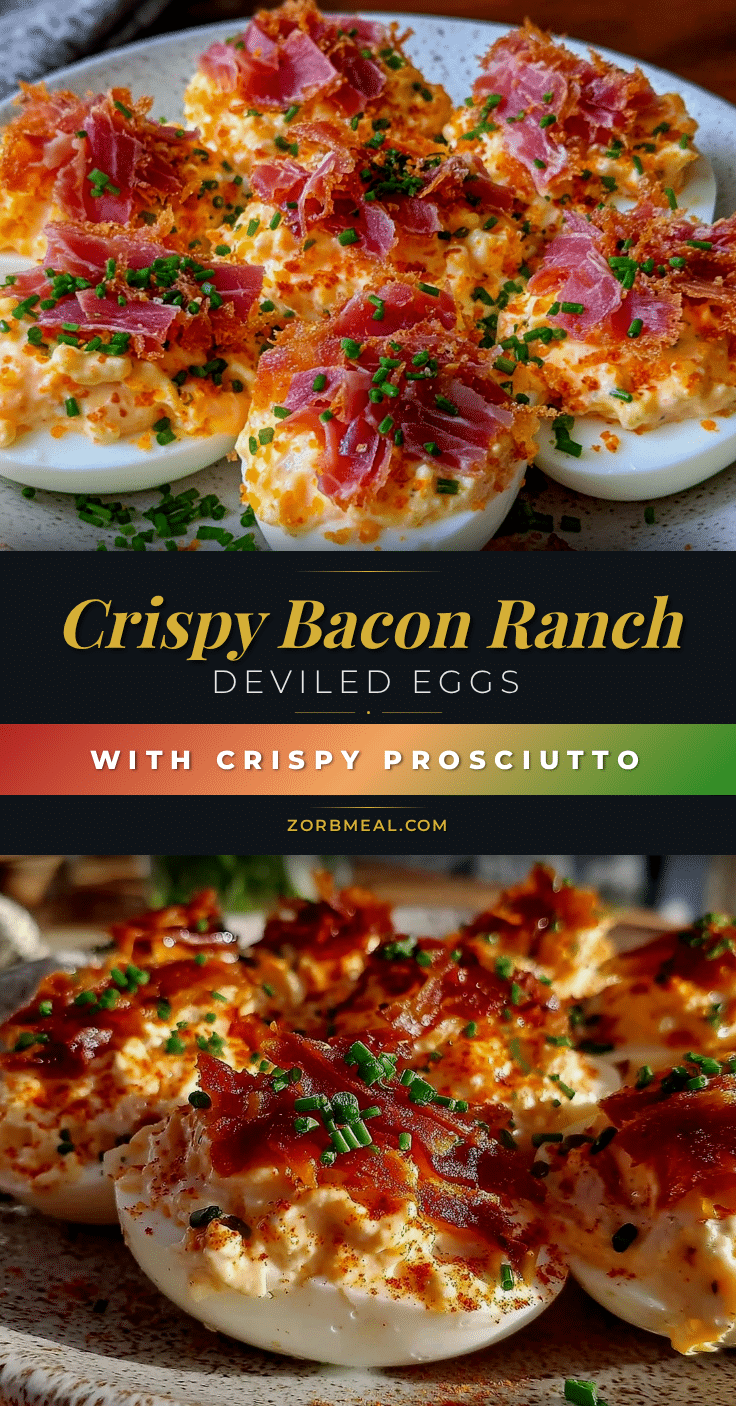 crispy bacon ranch deviled eggs recipe