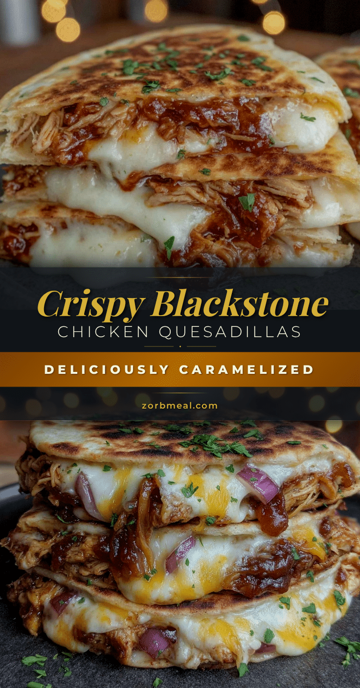 crispy Blackstone chicken quesadillas recipe