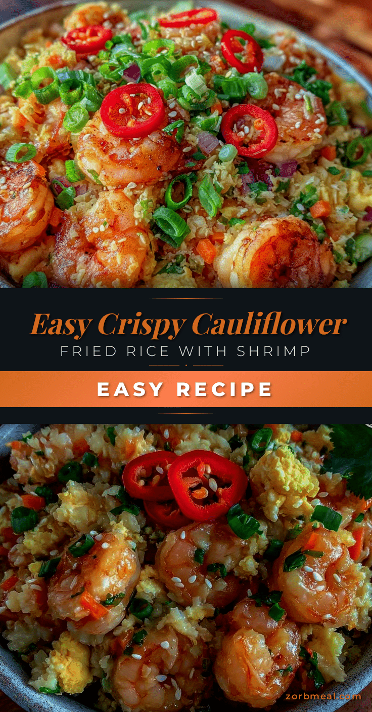 crispy cauliflower fried rice with shrimp recipe